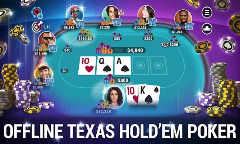Texas Holdem Poker Offline MOD APK Latest Version 3.0.18